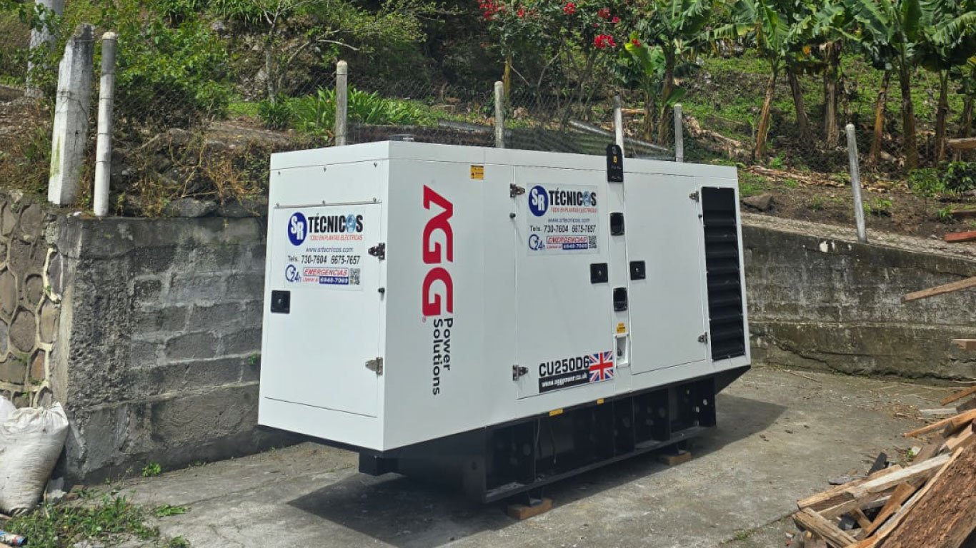 Generador diésel 206 KVA: rendimiento comprobado - SR Técnicos Panamá