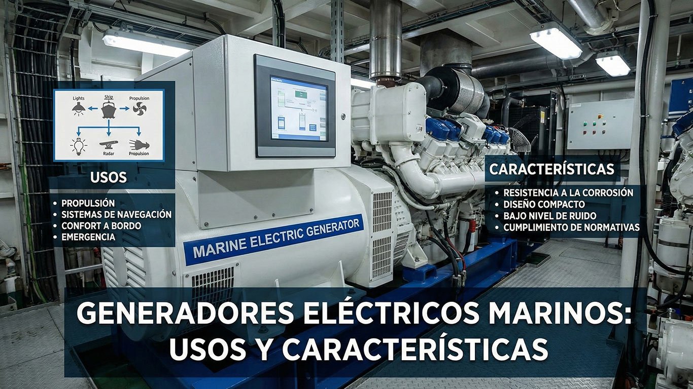 Generadores eléctricos marinos: usos y características - SR Técnicos Panamá