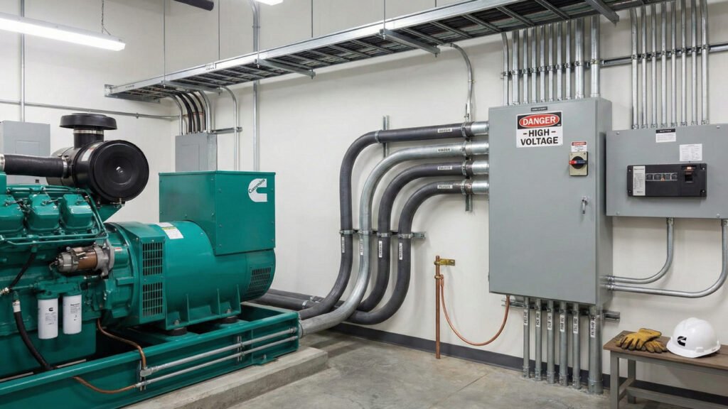 Instalación eléctrica segura para generadores trifásicos - SR Técnicos Panamá