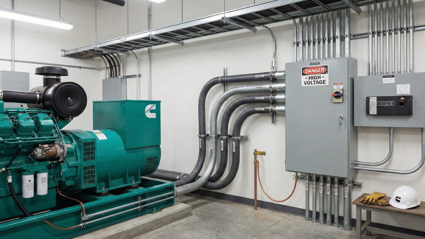 Instalación eléctrica segura para generadores trifásicos - SR Técnicos Panamá