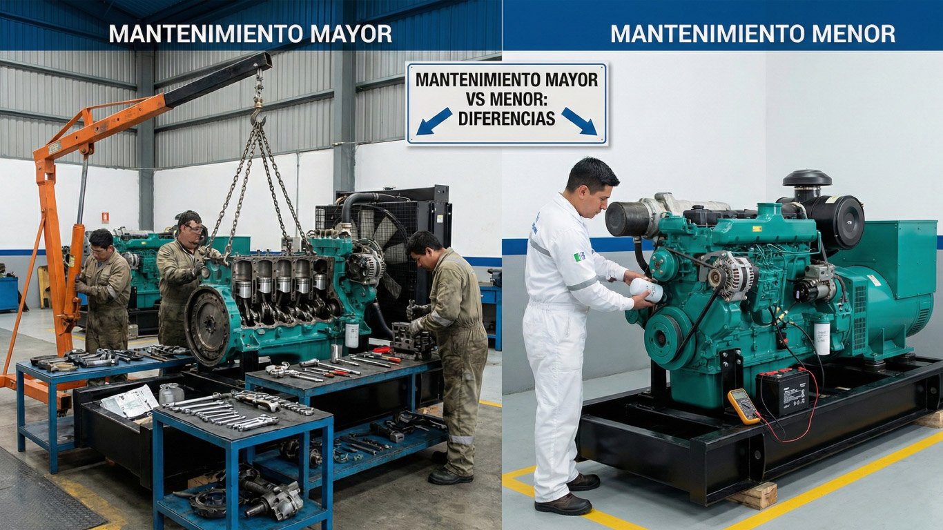 Mantenimiento mayor vs mantenimiento menor: diferencias - SR Técnicos Panamá