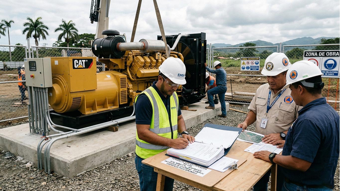 Qué permisos se requieren para instalar un generador grande - SR Técnicos Panamá