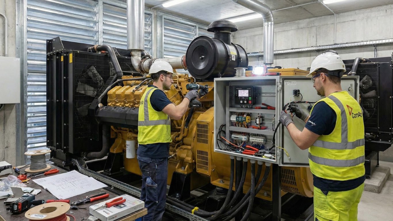 Cómo instalar InteliNano AMF 5 en un generador diésel - SR Técnicos Panamá